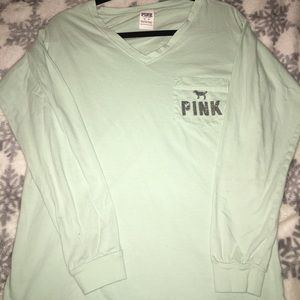 VS Pink Sequin Long Sleeve